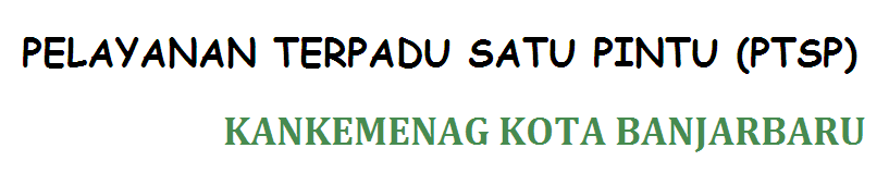 SILAKAS KEMENAG KOTA BANJARBARU